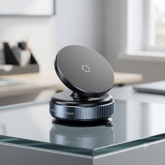 AuraZi IronGrip Vacuum Car Phone Mount — Built to Hold, Built Different