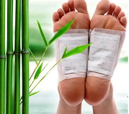 AuraZi Ginger Detox Foot Patches — Deep Cleanse & Pain Relief (Pack of 10)