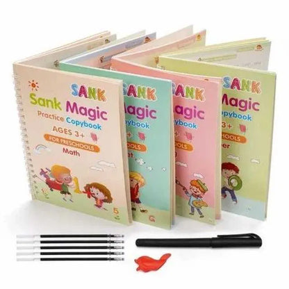 Magic Practice Copybook for Kids – Reusable Writing Practice Book for Alphabets, Numbers & Maths